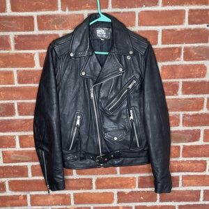 COPY - Vintage 90's genuine leather moto jacket